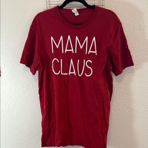 Red 'Mama Claus' T-Shirt